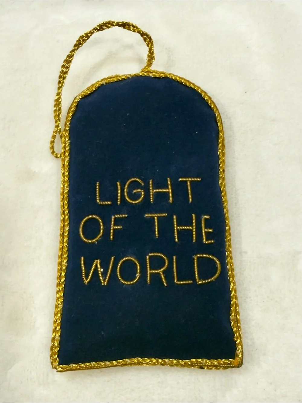 Vintage William Holman Light of the World St Paul’s Cathedral  in Navy